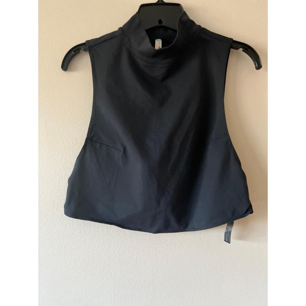 Free People Movement Bright Lights Performance Black Tank Top XS